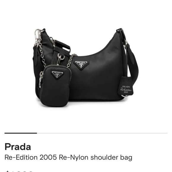 Prada Re-edition 2025 Nylon crossbody - Picture 5 of 5
